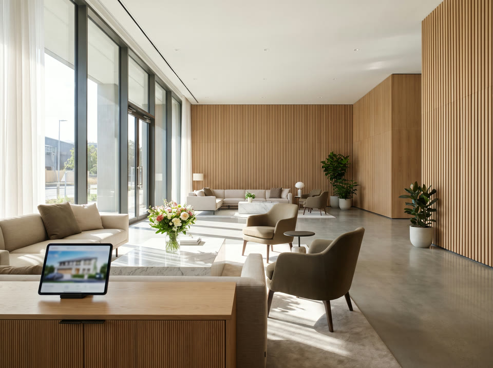 Fachada de una vivienda en venta gestionada por una inmobiliaria